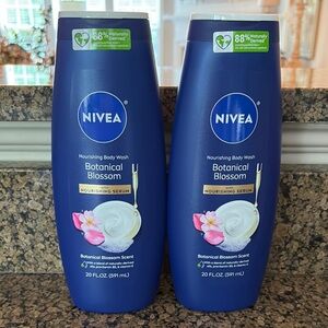 NIVEA Botanical Blossom Body Wash - Set of 2